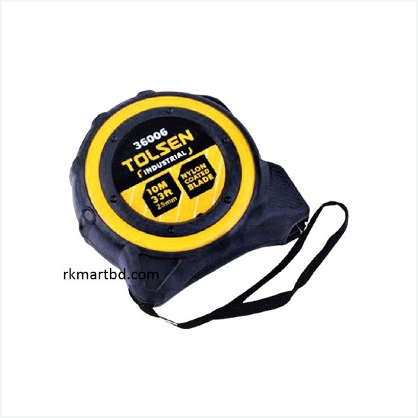 Steel Measuring Tape 10m Industrial (Metric and Inch Blade) Tolsen-36006