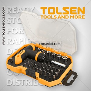 Ratchet Socket Set 41pcs Quick Change T Handle Tolsen-20036