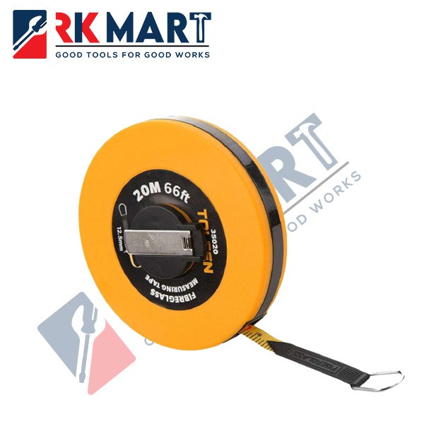 Fiberglass Measuring Tape 20m (Metric and Inch Blade)-35020