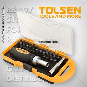 Ratchet bit set 26pcs / Bit holder Tolsen-20034