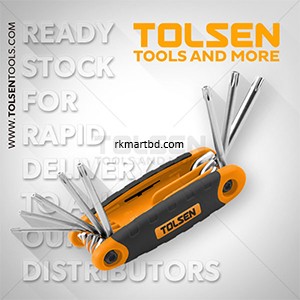 Folding Torx Star Allen Hex Key Set Tolsen-20069