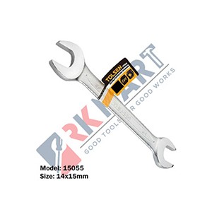 14x15mm Double Open End Spanner (Wrench)-15055 Tolsen Brand