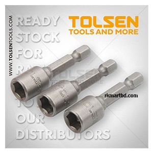 3pcs Magnetic nut socket set 8x48mm Tolsen-77823