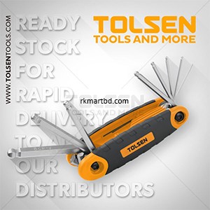 Folding Ball Point Hex Key Set (8pcs) Tolsen-20068