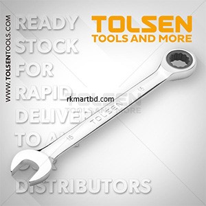 RATCHET COMBINATION SPANNER 32MM TOLSEN-15228